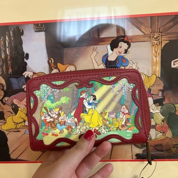 Disney Loungefly Wallet with Snow White and Seven Dwarfs - Picture 2 of 5